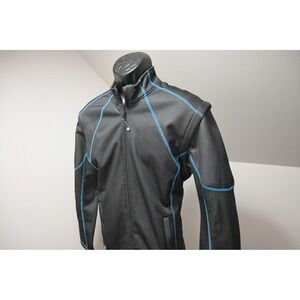 Freeze Out Thermal Protection Jacket Full Zip Detachable Sleeves Mens Size Large